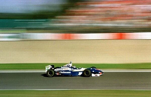 1997 LUXEMBOURG GP. Heinz-Harald Frentzen finishes 3rd. Photo: LAT