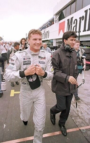 1998 ARGENTINIAN GP. David Coulthard, McLaren Mercedes, secures Pole Position for the race in Buenos Aires. Photo: LAT / Coates