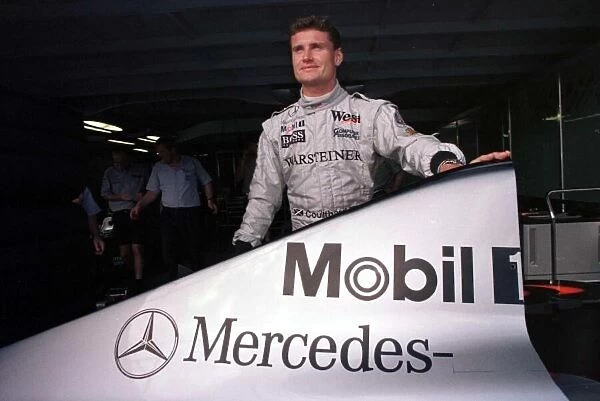 1998 BRAZILIAN GP. David Coulthard, McLaren Mercedes. Photo: LAT