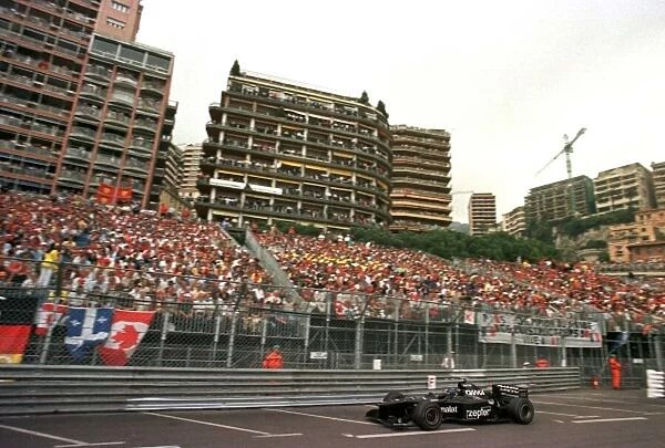 1998 MONACO GP. Pedro Diniz, Arrows, completes a good weekend with an excellent race