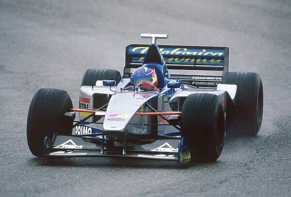 1999 Formula 1 Testing. Jerez, Spain. 13th - 17th December 1999. Fernando Alonso, Minardi M01, action. World - Gavin Lawrence / LAT Photographic. Ref: 35mm Colour Transparency
