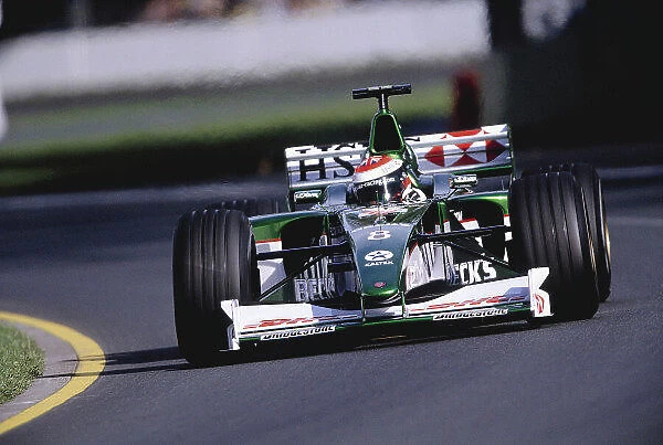 2000 Australian Grand Prix. Albert Park, Melbourne, Australia. 10-12 March 2000. Johnny Herbert (Jaguar R1). Ref-2K AUS 73. World Copyright - LAT Photographic