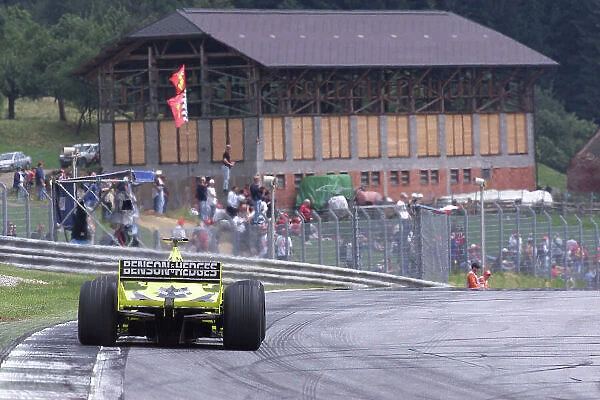 2000 Austrian Grand Prix. PRACTICE A1-Ring, Austria, 14 July 2000 Heinz-Harald Frentzen, Jordan Mugen Honda World LAT Photographic