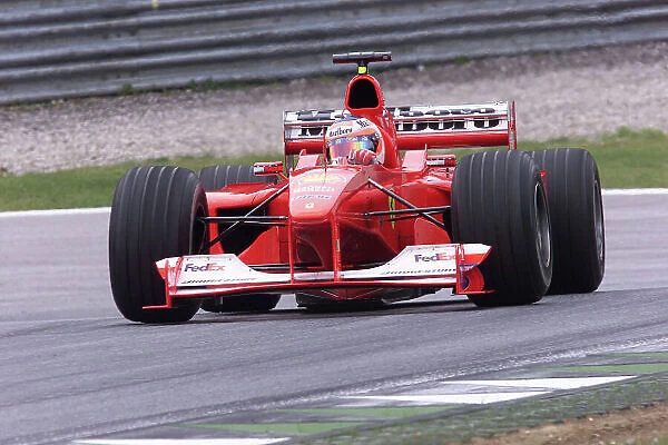 2000 Austrian Grand Prix. PRACTICE A1-Ring, Austria, 14 July 2000 Rubens Barrichello, Ferrari World LAT Photographic
