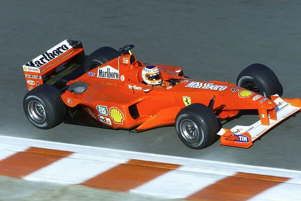 2000 BELGIAN GRAND PRIX Rubens Barrichello, Ferrari Saturday Qualifying Spa-Francorchamps, Belgium, 25 - 27 August 2000 World LAT Photographic ref: 5.7mb DIGITAL