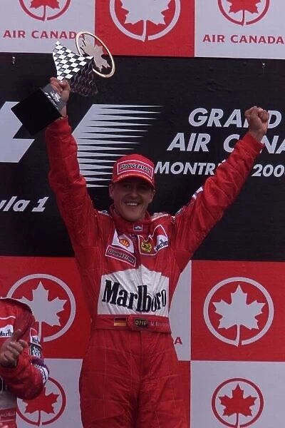 2000 Canadian Grand Prix. RACE Montreal, Canada, 18 June 2000 Michael Schumacher, Ferrari World LAT Photographic