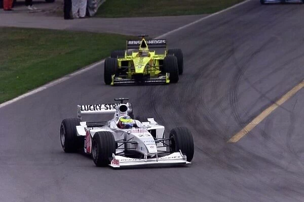 2000 Canadian Grand Prix. RACE Montreal, Canada, 18 June 2000 Ricardo Zonta, BAR Honda World LAT Photographic