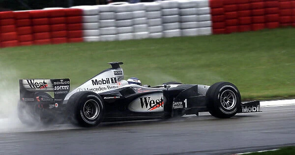 2000 European Grand Prix - Race Nurburgring, Germany, 21st May 2000 Mika Hakkinen on his way to second place 18mb Digital World LAT Photographic /  Steve Etherington Tel: +44 (0) 20 8251 3000 Fax: +44 (0) 20 8251 3001 e-mail: digital@latphoto.co.uk