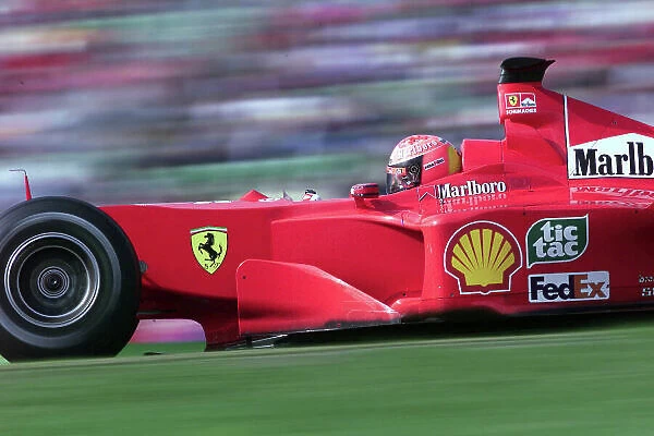 2000 German Grand Prix Hockenheim, Germany, 27th - 30th July 2000. Michael Schumacher, Ferrari. World Tee  /  LAT Photographic ref: 5mb digital Race