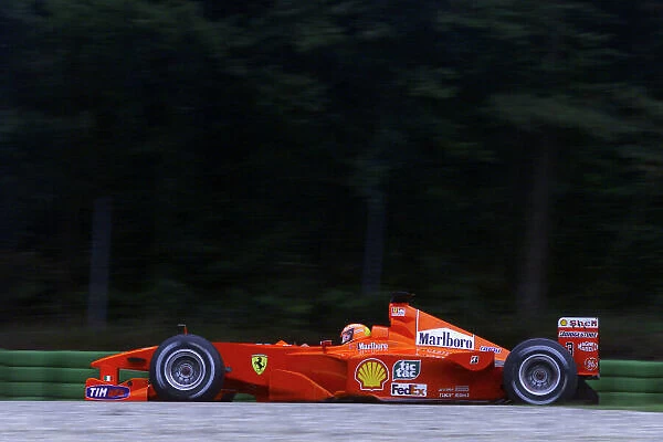 2000 German Grand Prix Hockenheim, Germany, 27th - 30th July 2000. Michael Schumacher, Ferrari World Bellanca  /  LAT Photographic ref: 5mb digital Practice