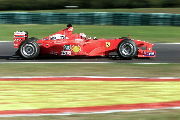 2000 Hungarian Grand Prix - SATURDAY QUALIFYING Michael Schumacher, Ferrari Hungaroring, Hungary. 11th -13th August 2000 World Copyright LAT Photographic ref: 5.5mb digital