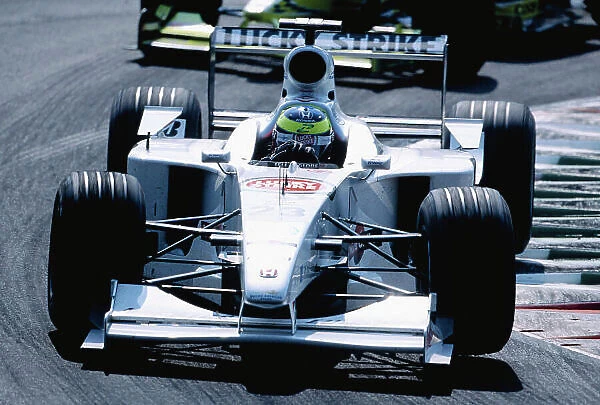 2000 Italian Grand Prix. Monza, Italy. 8-10 September 2000. Ricardo Zonta (B.A.R. 002 Honda). Ref-2K ITA 75. World Copyright - Gavin Lawrence / LAT Photographic