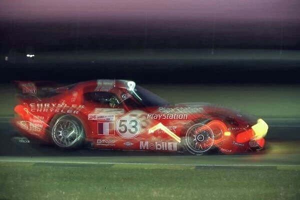 2000 Le Mans 24 Hours. 17-18th June 2000. Chrysler Viper GTS-R World LAT Photographic