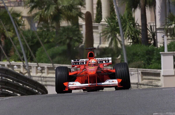 2000 Monaco Grand Prix. PRACTICE Monte Carlo, Monaco, 1 / 6 / 2000 Michael Schumacher, Ferrari World LAT Photographic