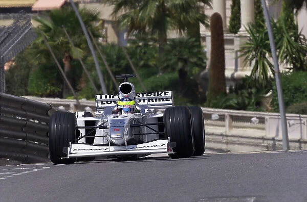 2000 Monaco Grand Prix. PRACTICE Monte Carlo, Monaco, 1 / 6 / 2000 Ricardo Zonta, BAR Honda - action World LAT Photographic