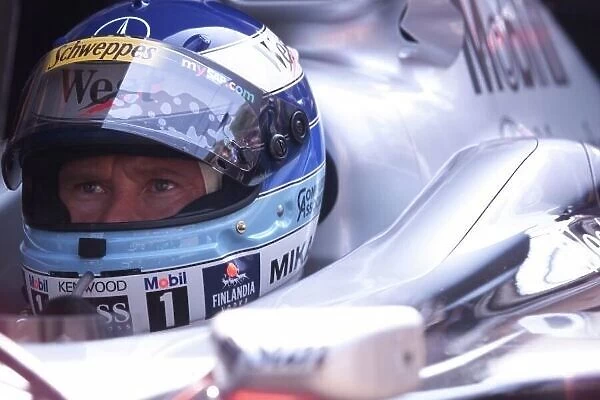 2000 Monaco Grand Prix. PRACTICE Monte Carlo, Monaco, 1 / 6 / 2000 Mika Hakkinen, McLaren Mercedes World LAT Photographic