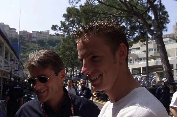 2000 Monaco Grand Prix. PRACTICE Monte Carlo, Monaco, 1 / 6 / 2000 Jenson Button, BMW Williams - portrait World LAT Photographic