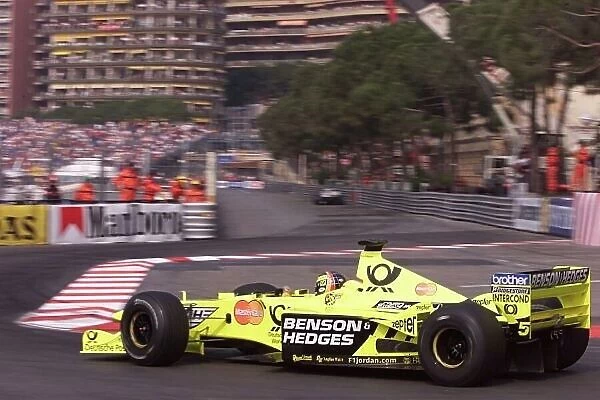 2000 Monaco Grand Prix. QUALIFYING Monte Carlo, Monaco, 3 / 6 / 2000 Heinz-Harald Frentzen, Jordan Mugen Honda World LAT Photographic