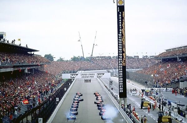 2000 USA Grand Prix - Sunday Race: Indianapolis Motorspeedway, Indianapolis, USA. 22nd - 24th September 2000