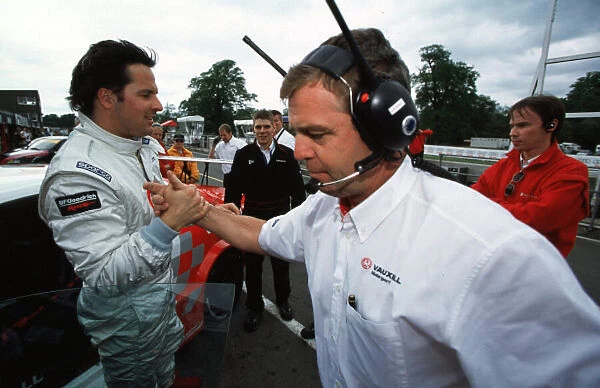 2001 British Touring Car Championship Derek Warwick and Yvan Muller Oulton Park