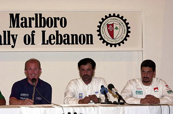 2001 FIA Middle East Rally Championship. Marlboro Rally of Lebanon, Beirut, June 29 - July 1, 2001. Leading competitors Pierro Liatti, Mohammed Bin Sulayem and Abdullah Bakashab. Photo: Ralph Hardwick