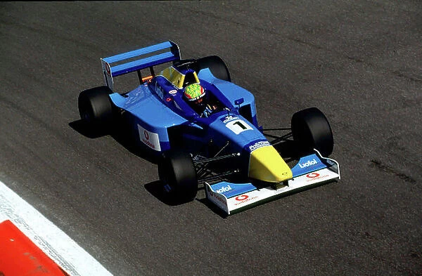 2001 Formula 3000 Championship Monza, Italy. 16th September 2001. Mark Webber (Super Nova) crashed out of the race on the second formation lap. World Copyright: Martyn Elford / LAT Photographic ref: 35mm Image A13