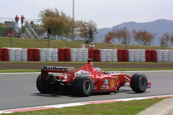 2001 Spanish Grand Prix - PRACTICE Circuit de Catalunya, Barcelona, Spain. 27th April 2001 World Copyright - Elford / LAT Photographic ref: 8.9 MB Digital File