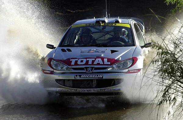 2001 World Rally Championship. Argentina May 3rd-6th, 2001 Harri Rovanpera during shakedown. Photo: Ralph Hardwick / LAT