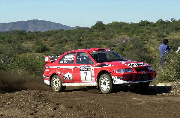 2001 World Rally Championship. Argentina May 3rd-6th, 2001 Tommi Makinen during the Wednesday morning shakedown. Photo: Ralph Hardwick / LAT