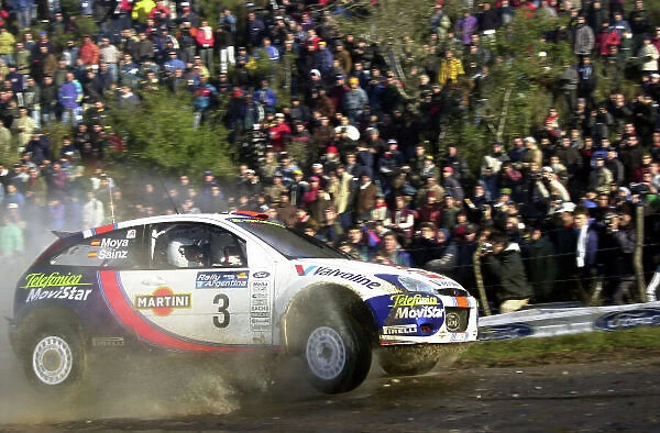2001 World Rally Championship. Argentina May 3rd-6th, 2001 Carlos Sainz on stage 9. Photo: Ralph Hardwick / LAT