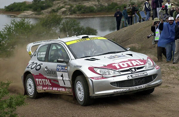 2001 World Rally Championship. Argentina May 3rd-6th, 2001 Marcus Gronholm on stage five. Photo: Ralph Hardwick / LAT