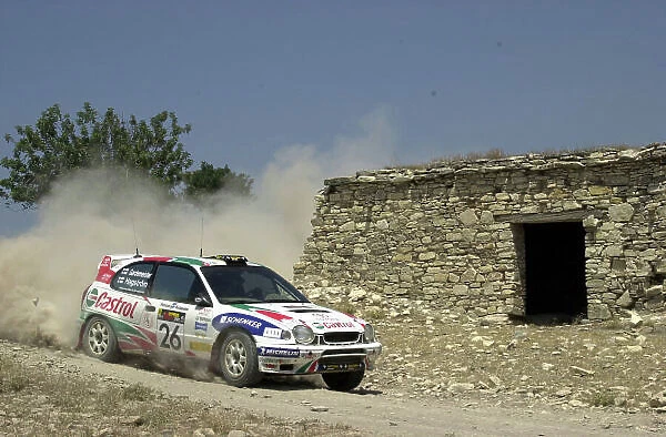 2001 World Rally Championship Cyprus Rally June 1-3, 2001 Pasi Hagstrom, Teams Cup winner and 6th place overall collecting one driver's championship point. Photo: Ralph Hardwick / LAT