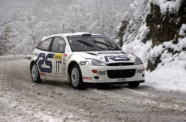 2001 World Rally Championship: Francois Delecour driving the Focus WRC