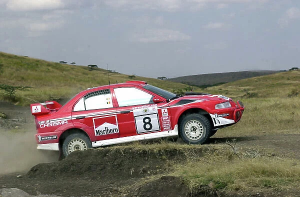 2001 World Rally Championship. Nairobi, Kenya. July 20-22, 2001 Freddy Loix during shakedown. Photo: Ralph Hardwick / LAT
