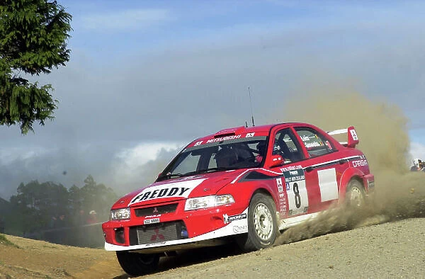 2001 World Rally Championship. Rally of New Zealand. September 20-23, 2001. Auckland, New Zealand. Freddy Loix on stage 1. Photo: Ralph Hardwick / LAT