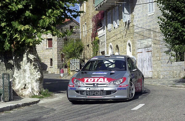 2001 World Rally Championship. Rallye de France, Ajaccio, Corsica, October 19-21. Harri Rovanpera on stage 3. Photo: Ralph Hardwick / LAT