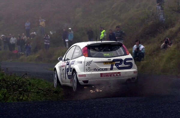 2001 World Rally Championship Rallye Sanremo, Italy. 4-7 October 2001. Francois Delecour driving to 6th place overall. Photo: Ralph Hardwick / LAT
