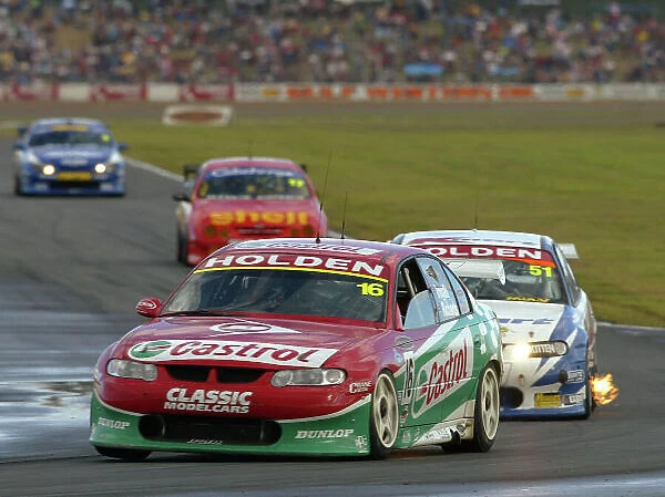 2002 Australian V8 Supercar Championship R9 QLD 500 Queensland, Australia.15th Sep 2002 Holden driver Steven Richards in action during the Queensland 500Km race