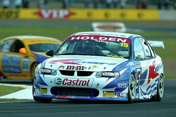 2002 Australian V8 Supercar Championship R9 QLD 500 Queensland, Australia.15th September 2002 Kmart Racing Andy Priaulx and Yvan Muller World Copyright - Mark Horsburgh / LAT Photographic ref: Digital File Only
