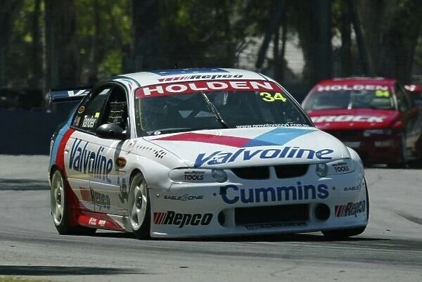 2002 Australian V8 Supercars Adelaide Clipsal 500. Australia. 17th March 2002. Holden Commodore driver, Garth Tander, finished 3rd in Race 1. World Copyright: Mark Horsburgh / LAT Photographic ref: Digital Image Only