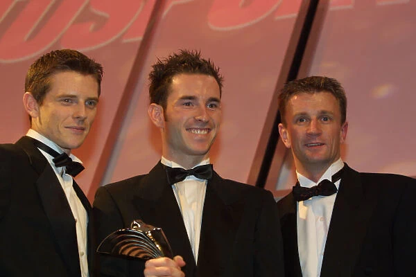 2002 Autosport Awards. Anthony Davidson, Danny Watts and Allan McNish