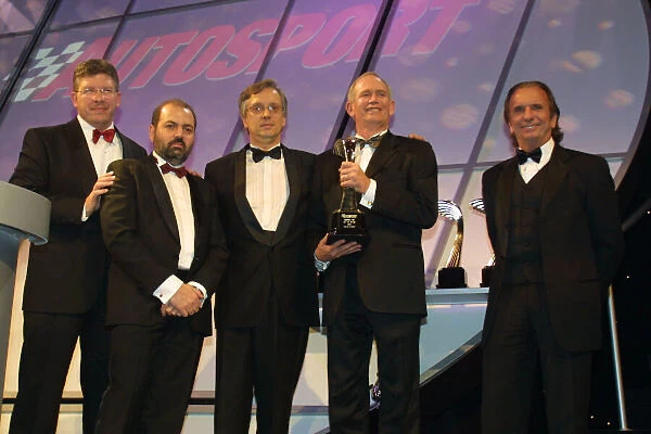 2002 Autosport Awards. Ferrari Team. Grosvenor Hotel, London, England