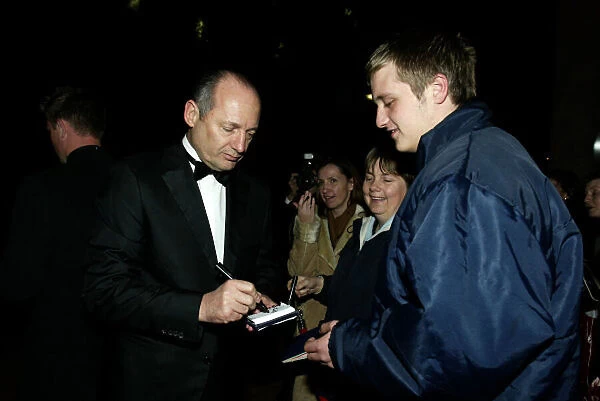 2002 Autosport Awards. Ron Dennis. Grosvenor Hotel, London, England
