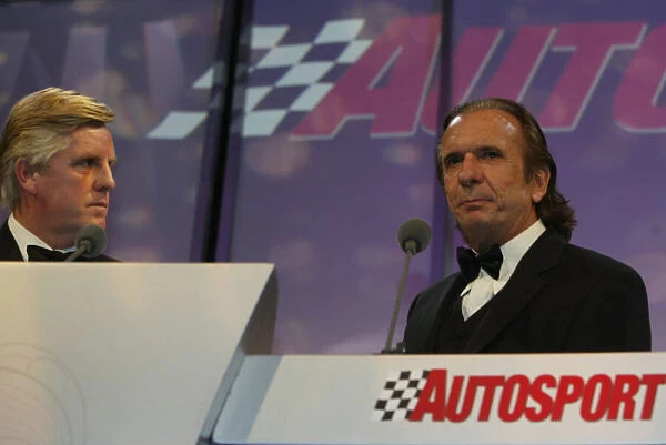 2002 Autosport Awards. Steve Ryder and Emerson Fittipaldi
