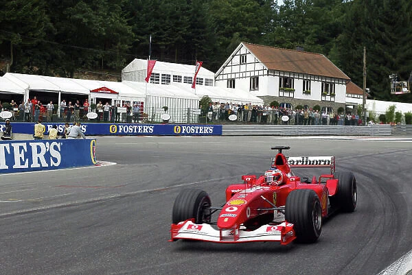 2002 Belgian Grand Prix - Qualifying Spa, Belgium. 31st. August 2002 World Copyright: Steve Etherington / LAT ref: Digital Image Only