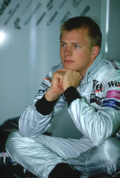 2002 Belgian Grand Prix. Spa-Francorchamps, Belgium. 30 / 8-1 / 9 2002. Kimi Raikkonen (McLaren Mercedes). Ref-02 BEL 36. World Copyright - Tee / LAT Photographic