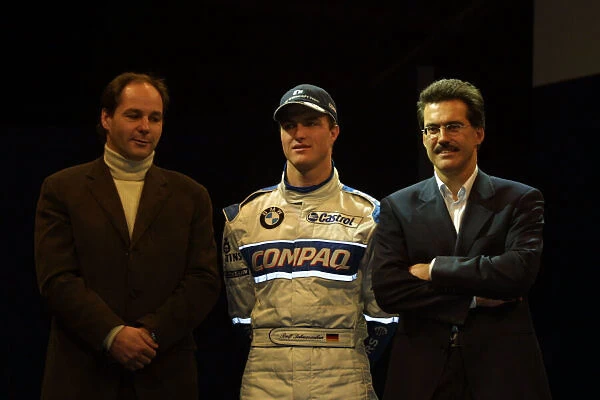 2002 BMW Williams F1 Launch Gerhard Berger, Ralf Schumacher