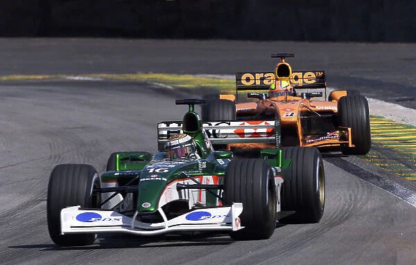 2002 Brazilian Grand Prix - Race Interlagos, Brazil. 31 March 2002 World Copyright: Pic Steve Etherington / LAT Photographic Ref: xxmb Digital Image Only