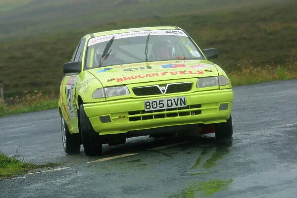 2002 British Rally Championship. Manx International Rally. Douglas, Isle of Man. 1-3 August 2002. Linda Allan / Craig Greene (Vauxhall Astra). Ref-02 MIR 92. World Copyright - Malcolm Griffiths / LAT Photographic