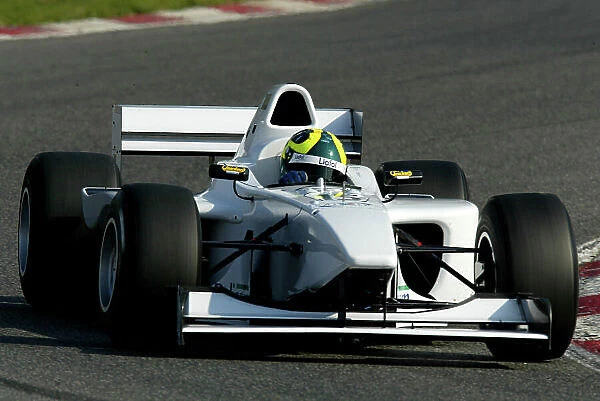 2002 Formula 3000 Testing. Mario Haberfeld, Team Astromega. Circuit de Barcelona, Spain. 19-20th February 2002. World Copyright: Spinney / LAT Photographic. Ref. : 8. 5mb Digital Image
